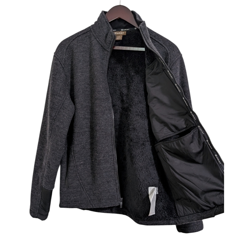 Ariat Bowdrie Performance Bonded Jacket Gray Blac… - image 3